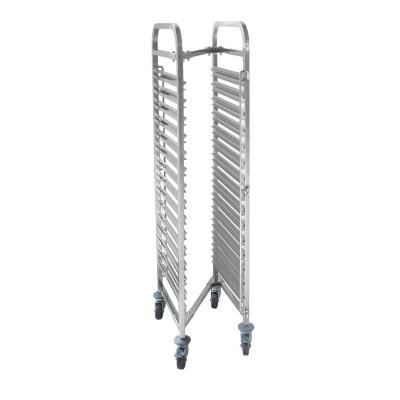 Kompaktní úložný vozík - 15 x GN 1/1, HENDI, 445x610x(H)1710mm | 810606